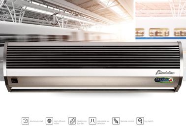 2024 aluminium / ABS porte de couverture ventilateur de l' air rideau Garder la climatisation intérieure de l' air frais