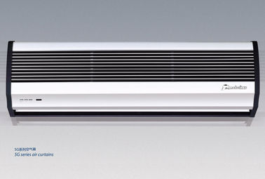 2024 aluminium / ABS porte de couverture ventilateur de l' air rideau Garder la climatisation intérieure de l' air frais